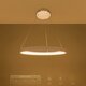 kelvo® NEMESIS KLV-101-0209 Κρεμαστό Φωτιστικό Οροφής LED 45W 4500lm 180° AC 220-240V IP20 Ρυθμιζόμενο Λευκό CCT με Χειριστήριο από 2700K έως 6000K Dimmable - Lumileds SMD Chip - Λευκό Ματ - Μ60 x Π60 x Υ4cm - 3 Χρόνια Εγγύηση - 11