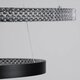 kelvo® DIAMOND KLV-101-0235 Κρεμαστό Φωτιστικό Οροφής LED 75W 7500lm 360° AC 220-240V IP20 Ρυθμιζόμενο Λευκό CCT με Χειριστήριο από 2700K έως 6000K Dimmable - Lumileds SMD Chip - Μαύρο Ματ - Μ60 x Π60 x Υ40cm - 3 Χρόνια Εγγύηση - 8
