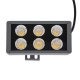 FLOODDANY 90375 Προβολέας Σποτ Wall Washer LED 24W 2640lm 5° DC 24V Αδιάβροχο IP65 Θερμό Λευκό 2700K Dimmable - CREE XPE Chip - Γκρι Ανθρακί - Μ16 x Π9.5 x Υ7.5cm - 3 Χρόνια Εγγύηση - 6