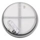 kelvo® SALEM KLV-101-0277 Φωτιστικό Οροφής LED 75W 7500lm 120° AC 220-240V IP20 Ρυθμιζόμενο Λευκό CCT με Χειριστήριο από 2700K έως 6000K Dimmable - Lumileds SMD Chip - Μαύρο Ματ - Μ45 x Π45 x Υ8.5cm - 3 Χρόνια Εγγύηση - 7
