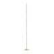 DALUMA 60472 Επιδαπέδιο Φωτιστικό LED CCT 24W 2640lm 200° AC 220-240V - Εναλλαγή Φωτισμού μέσω On/Off All In One Ψυχρό 6000k+Φυσικό 4500k+Θερμό 2700k Μ18 x Π18 x Υ160cm - Χρυσό - 3 Χρόνια Εγγύηση - 10