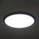 TUFFIN 60997 Πλαφονιέρα Οροφής LED 24W 2640lm 120° AC 220-240V Αδιάβροχη IP54 Φ30 x Υ6.5cm Φυσικό Λευκό 4500K - Μαύρο - Bridgelux Chips - 3 Years Warranty - 8