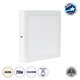 60204 Εξωτερικό LED Panel 22x22cm 20W 2120lm 120° AC 220-240V IP20 Μ22 x Π22 x Υ3cm Φυσικό Λευκό 4500K - 3 Χρόνια Εγγύηση