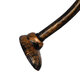 FIGURE 10001653 Μοντέρνο Κρεμαστό Παιδικό Φωτιστικό Οροφής Μονόφωτο Μπρούτζινο Μεταλλικό Φιγούρα Φ20 x Υ40cm - 4