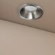 kelvo® SIGMA KLV-101-0043 Χωνευτό Φωτιστικό Downlight Σποτ Μπάνιου για Λάμπα MR16 με Ντουί GU10 AC 220-240V Αδιάβροχο IP65 - Νίκελ Βούρτσας - Μ8.5 x Π8.5 x Υ4.4cm / Q7.5cm