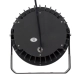 FLOODNEVA 90397 Προβολέας Σποτ Wall Washer LED 54W 4590lm 30° DC 24V Αδιάβροχο IP65 Ultra Θερμό Λευκό 2200K Dimmable - Bridgelux SMD Chip - Μαύρο - Μ24.5 x Π24.5 x Υ14.7cm - 3 Χρόνια Εγγύηση - 8