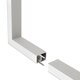 ALP-CORNER-SIDE90 BRIGHTRAIL 61779 Επιφανειακό / Κρεμαστό Προφίλ Αλουμινίου Γωνία με Λευκό Γαλακτερό Πατητό Κάλυμμα για Ταινίες LED IP20 - Γκρι Ανθρακί Ματ - Μ30 x Π5 x Υ7.5cm - 3