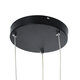 KIBOO-TRIO 60931 Κρεμαστό Φωτιστικό Οροφής Design LED CCT 90W 10350lm 360° AC 220-240V - Εναλλαγή Φωτισμού μέσω Τηλεχειριστηρίου All In One Ψυχρό 6000k+Φυσικό 4500k+Θερμό 2700k Dimmable Μ60 x Π60 x Υ80cm - Μαύρο - 3 Years Warranty - 6