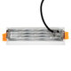 LUMINAR SUPERIOR 60319 Χωνευτό LED Spot Downlight TrimLess 10W 1350lm 36° AC 220-240V IP20 Μ14.8 x Π4.3 x Υ4.5cm - Λευκό με Μαύρο Κάτοπτρο - Θερμό Λευκό 2700K - Bridgelux High Lumen Chip Gen2 - TÜV Certified Driver - 5 Years Warranty - 5