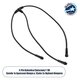 CONNECTOR 60957 5 Pin Καλώδιο/Επέκταση Τ 1 Μέτρου με Είσοδο 1 x Αρσενικό Βύσμα & Έξοδο 2 x Θηλυκά Βύσματα Αδιάβροχο IP68 - Μαύρο - Μ100 x Π2.5 x Υ2.5cm