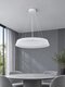 kelvo® LUMORA KLV-101-0585 Κρεμαστό Φωτιστικό Οροφής LED 36W 3600lm 120° AC 220-240V IP20 Ρυθμιζόμενο Λευκό CCT με Διακόπτη στο Driver 2700K/4500K/6000K Triac Dimmable - Lumileds SMD Chip & ENEC/TÜV Driver - Διάφανο - Μ53 x Π53 x Υ7cm - 5 Χρόνια Εγγύηση - 2