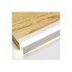 ALP-R-SHELF DODA 70814-1M Χωνευτό Προφίλ Αλουμινίου Ειδικό για Φωτισμό Ραφιού 18mm με Λευκό Γαλακτερό Πατητό Κάλυμμα για Ταινίες LED IP20 - Ασημί - Μ100 x Π1.5 x Υ2cm - 9