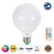  RGBOO 76071 Λάμπα E27 G95 με IR Ασύρματο Χειριστήριο LED 12W 780lm 260° AC 220-240V IP20 Πολύχρωμο RGB+WW Dimmable - Sanan SMD Chip - Μ9.5 x Π9.5 x Υ14cm - 2 Χρόνια Εγγύηση