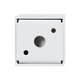 LUMINAR SUPERIOR 60323 Επιφανειακό LED Spot Downlight TrimLess 3W 405lm 36° AC 220-240V IP20 Μ4.2 x Π4.2 x Υ6.6cm - Λευκό με Κάτοπτρο Χρωμίου - Θερμό Λευκό 2700K - Bridgelux High Lumen Chip Gen2 - TÜV Certified Driver - 5 Years Warranty - 5