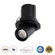 VIRGO-S 60304 Χωνευτό LED Spot Downlight TrimLess Φ9cm 7W 910lm 36° AC 220-240V IP20 Φ9cm x Υ9cm - Στρόγγυλο - Μαύρο - Φυσικό Λευκό 4500K - Bridgelux COB - 5 Years Warranty