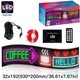 MATRIX GLB-106-0011 Εύκαμπτη Κυλιόμενη Ψηφιακή Επιγραφή 93x20cm P4.5 192x32 Pixel LED 20W AC 220-240V Αδιάβροχο IP65 Πολύχρωμο RGB - Bluetooth Control μέσω iPIXEL APP - Μ93 x Π0.4 x Υ20cm - 2 Χρόνια Εγγύηση
