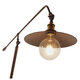 SILENE 01243 Vintage Φωτιστικό Δαπέδου Μονόφωτο 1 x E27 Χάλκινο Μεταλλικό Καμπάνα D30 x H194cm - 5
