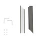 ALP-CORNER-SIDE90 RECESSA 61790 Χωνευτό Προφίλ Αλουμινίου Γωνία με Λευκό Γαλακτερό Πατητό Κάλυμμα για Ταινίες LED IP20 - Γκρι Ανθρακί Ματ - Μ30 x Π3.5 x Υ4cm - 8