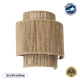  MABANA 02322 Boho Φωτιστικό Τοίχου - Απλίκα με Ντουί 1 x E27 AC 220-240V IP20 - Μπεζ - Μ23 x Π11 x Υ25cm