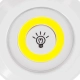 79044 Φωτιστικά Νυκτός Μπαταρίας LED COB 6W 600lm με Timer & Ασύρματο Χειριστήριο RF - ΣΕΤ 3 Τεμαχίων Ψυχρό Λευκό 6000K - 6