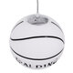 SPALDING NBA 01031 Μοντέρνο Κρεμαστό Παιδικό Φωτιστικό Οροφής Μονόφωτο Λευκό Μαύρο Γυαλίνο Φ25 x Υ25cm - 7