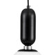 MAVERICK 00945 Μοντέρνο Κρεμαστό Φωτιστικό Οροφής Μονόφωτο Μαύρο Μεταλλικό Γυάλινο Μπάλα Φ15 x Υ15cm - 6