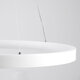 NEMESIS 61159 Κρεμαστό Φωτιστικό Δαχτυλίδι-Κύκλος LED CCT 45W 5230lm 360° AC 220-240V - Εναλλαγή Φωτισμού μέσω Τηλεχειριστηρίου All In One Ψυχρό 6000k+Φυσικό 4500k+Θερμό 2700k Dimmable Φ60cm - Λευκό - 5