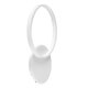 kelvo® VENOM KLV-101-0182-V2 Φωτιστικό Τοίχου / Απλίκα LED 45W 4500lm 360° AC 220-240V IP20 Ρυθμιζόμενο Λευκό CCT με Χειριστήριο από 2700K έως 6000K Dimmable - Lumileds SMD Chip - Λευκό Ματ - Μ60 x Π40 x Υ7.5cm - 3 Χρόνια Εγγύηση - 3