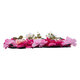 Artificial Garden ROSALIE 78335 Τεχνητό Διακοσμητικό Πάνελ Λουλουδιών - Κάθετος Κήπος σύνθεση Ροζαλί Μ60 x Π40 x Υ6cm - 4