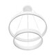 kelvo® VENOM KLV-101-0197 Κρεμαστό Φωτιστικό Οροφής LED 75W 7500lm 120° AC 220-240V IP20 Ρυθμιζόμενο Λευκό CCT με Χειριστήριο από 2700K έως 6000K Dimmable - Lumileds SMD Chip - Λευκό Ματ - Μ60 x Π60 x Υ40cm - 3 Χρόνια Εγγύηση - 5