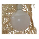 Vintage Κρεμαστό Φωτιστικό Οροφής Μονόφωτο Μπεζ Ξύλινο Ψάθινο Rattan  CRESCENT 01222 - 5