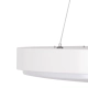 CASPER 61018 Μοντέρνο Κρεμαστό Φωτιστικό Οροφής LED 76W 8372lm 120° AC 220-240V IP20 Ρυθμιζόμενο Λευκό CCT με Χειριστήριο από 2700K έως 6000K Dimmable - Lumileds SMD Chip - Λευκό Ματ - Μ45 x Π45 x Υ5.5cm - 3 Χρόνια Εγγύηση - 6