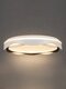LOTUS GLB-101-0100-V2 Μοντέρνο Φωτιστικό Οροφής LED 72W 7200lm 120° AC 220-240V IP20 Ρυθμιζόμενο Λευκό CCT με Χειριστήριο από 2700K έως 6000K Dimmable - Lumileds SMD Chip - Λευκό & Μαύρο Ματ - Μ50 x Π50 x Υ9.5cm - 3 Χρόνια Εγγύηση - 3