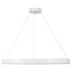 kelvo® VENOM KLV-101-0194 Κρεμαστό Φωτιστικό Οροφής LED 75W 7500lm 120° AC 220-240V IP20 Ρυθμιζόμενο Λευκό CCT με Χειριστήριο από 2700K έως 6000K Dimmable - Lumileds SMD Chip - Λευκό Ματ - Μ100 x Π100 x Υ6.5cm - 3 Χρόνια Εγγύηση - 4