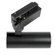 LUGANO 60810 Μονοφασικό Σποτ Ράγας LED 20W 2500lm 36° AC 220-240V IP20 Φυσικό Λευκό 4500K - Bridgelux COB Chip & TÜV SÜD Driver - Eurotrack 1PH - Μαύρο Ματ - Μ8.5 x Π6.5 x Υ20.5cm - 5 Χρόνια Εγγύηση - 10