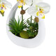 Artificial Garden WHITE ORCHID 21128 Διακοσμητικό Φυτό Λευκή Ορχιδέα Υ39cm - 4