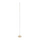 DALUMA 60472 Επιδαπέδιο Φωτιστικό LED CCT 24W 2640lm 200° AC 220-240V - Εναλλαγή Φωτισμού μέσω On/Off All In One Ψυχρό 6000k+Φυσικό 4500k+Θερμό 2700k Μ18 x Π18 x Υ160cm - Χρυσό - 3 Χρόνια Εγγύηση - 2