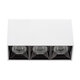 LUMINAR SUPERIOR 60327 Επιφανειακό LED Spot Downlight TrimLess 12W 1620lm 36° AC 220-240V IP20 Μ11.8 x Π4.2 x Υ6.6cm - Λευκό με Κάτοπτρο Χρωμίου - Θερμό Λευκό 2700K - Bridgelux High Lumen Chip Gen2 - TÜV Certified Driver - 5 Years Warranty - 4
