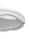 LOTUS GLB-101-0101-V2 Μοντέρνο Φωτιστικό Οροφής LED 72W 7200lm 120° AC 220-240V IP20 Ρυθμιζόμενο Λευκό CCT με Χειριστήριο από 2700K έως 6000K Dimmable - Lumileds SMD Chip - Λευκό Ματ - Μ50 x Π50 x Υ9.5cm - 3 Χρόνια Εγγύηση - 5