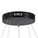 kelvo® DIAMOND KLV-101-0235 Κρεμαστό Φωτιστικό Οροφής LED 75W 7500lm 360° AC 220-240V IP20 Ρυθμιζόμενο Λευκό CCT με Χειριστήριο από 2700K έως 6000K Dimmable - Lumileds SMD Chip - Μαύρο Ματ - Μ60 x Π60 x Υ40cm - 3 Χρόνια Εγγύηση - 9