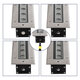 UNDERGROUND-PASSAGGIO 90196 Χωνευτό Φωτιστικό Wall Washer Δαπέδου LED 24W 2160lm 10° DC 24V Αδιάβροχο IP68 με Ρυθμιζόμενη Γωνία Φωτισμού L108 x W9 x H7.5cm Θερμό Λευκό 2700K - Ανοξείδωτο Ατσάλι - 3 Years Warranty - 9