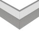 ALP-CORNER-SIDE90 RECESSA 61790 Χωνευτό Προφίλ Αλουμινίου Γωνία με Λευκό Γαλακτερό Πατητό Κάλυμμα για Ταινίες LED IP20 - Γκρι Ανθρακί Ματ - Μ30 x Π3.5 x Υ4cm - 6