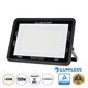 ATLAS 61429 Επαγγελματικός Προβολέας LED 150W 18000lm 120° AC 220-240V - Αδιάβροχος IP67 - Μ32 x Π4 x Υ23cm - Μαύρο - Φυσικό Λευκό 4500K - LUMILEDS Chips - TÜV Rheinland Certified - 5 Years Warranty - 1