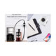 TRAVEL PowerCube PRO Certified 79645 Πολύπριζο 5 Θέσεων με 1.5m Kαλώδιο - 5 Πρίζες Ασφαλείας Childproof EU Schuko AC 220-240V Μ7.5 x Π11.5 x Υ7.5 - Λευκό με Κόκκινο - Max Load 3680W/16A - 15