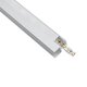 ALP-R-SHELF DODA 70814-1M Χωνευτό Προφίλ Αλουμινίου Ειδικό για Φωτισμό Ραφιού 18mm με Λευκό Γαλακτερό Πατητό Κάλυμμα για Ταινίες LED IP20 - Ασημί - Μ100 x Π1.5 x Υ2cm - 2