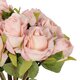 Artificial Garden PINK ROSE BOUQUET 21081 Τεχνητό Διακοσμητικό Μπουκέτο Τριαντάφυλλα Ροζ Y36cm - 3