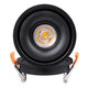 OMEGA-R 60296 Χωνευτό LED Spot Downlight TrimLess Φ10cm 12W 1560lm 36° AC 220-240V IP20 Φ10 x Υ8.2cm - Στρόγγυλο - Μαύρο - Φυσικό Λευκό 4500K - Bridgelux COB - 5 Years Warranty - 10