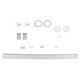 kelvo® ORION KLV-101-0363-V3 Γραμμικό Φωτιστικό Τοίχου / Απλίκα LED 72W 7200lm 120° AC 220-240V IP20 Ρυθμιζόμενο Λευκό CCT με Χειριστήριο από 2700K έως 6000K Dimmable - Lumileds SMD Chip - Λευκό Ματ - Μ120 x Π5 x Υ7.5cm - 3 Χρόνια Εγγύηση - 9