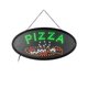 75685 Φωτιστικό Ταμπέλα LED Οβάλ Σήμανσης PIZZA 3W με Πρίζα AC 230V - Μ48 x Π1.8 x Υ24.5cm 75685 Φωτιστικό Ταμπέλα LED Οβάλ Σήμανσης PIZZA 3W με Πρίζα AC 230V - Μ48 x Π1.8 x Υ24.5cm