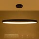 kelvo® NEMESIS KLV-101-0211 Κρεμαστό Φωτιστικό Οροφής LED 67W 6700lm 180° AC 220-240V IP20 Ρυθμιζόμενο Λευκό CCT με Χειριστήριο από 2700K έως 6000K Dimmable - Lumileds SMD Chip - Μαύρο Ματ - Μ80 x Π80 x Υ4cm - 3 Χρόνια Εγγύηση - 11